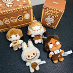 Pop mart Bubble Coffee Factory Series Plush Pendant Blind Box Set Seal