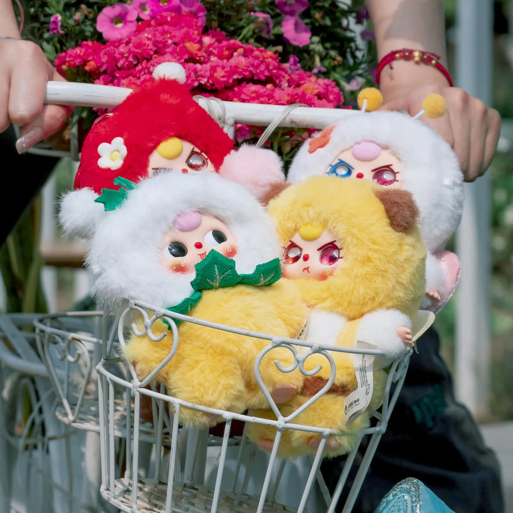 Baby three baby three years old spring where is the plush blind box trendy toy cute hand-made office doll gift