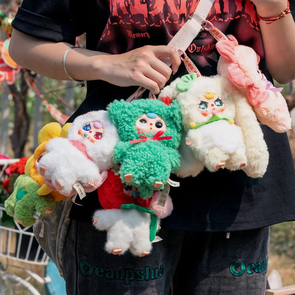 Baby three baby three years old spring where is the plush blind box trendy toy cute hand-made office doll gift