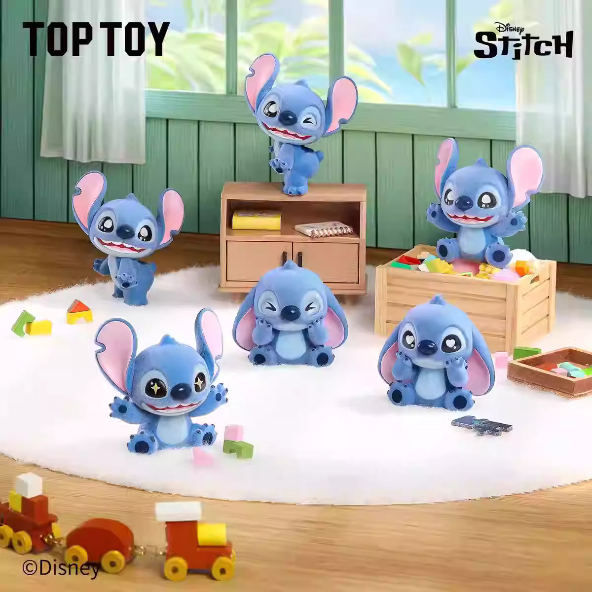 TOPTOY Disney Stitch mini plush cute grain blind bag Stitch creative hand-made cute gift