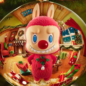 Pop Mart MEGA LABUBU TEC 1000% Winter Holiday