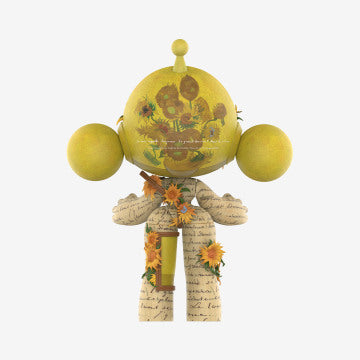 Pop Mart MEGA α SKULLPANDA 1000% Van Gogh Museum Sunflowers