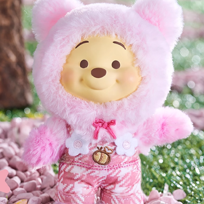 TOPTOY Disney Winnie the Pooh Candy Series Vinyl Plush Blind Box Cute Birthday Gift for Girls