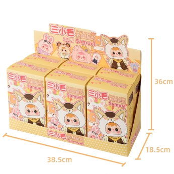 Samuel the Little Furball Plush Blind Box Doll Girls' Gift Decorative Figurine Trendy Toy