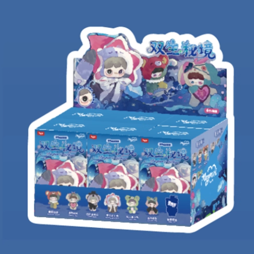 MayMei  Generation Twin Secret Realm Blind Box Cute Plush Toy Trendy Toy Bag Charm