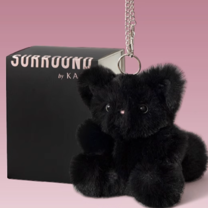 URROUND Plush Kitten Doll Fragrance Elf MIZ Cute Bag Pendant