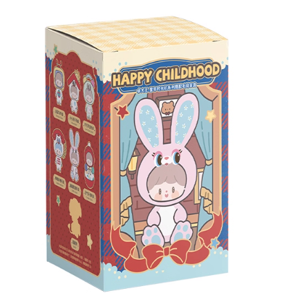 Looking for Unicorn Zhuo Da Wang Childhood Time Machine/Delicious Bunny Vinyl Blind Box Cute Plush Blind Box