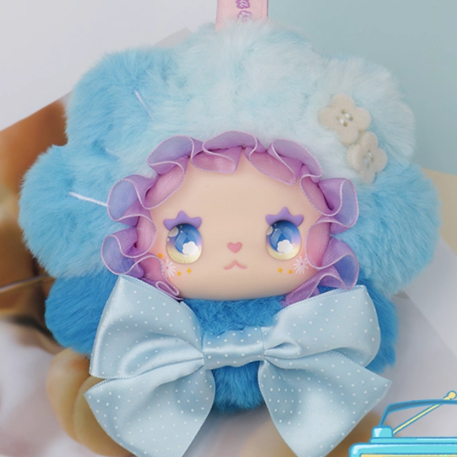 LOVELY EMMA Sui Sui Hua Ling blind box vinyl plush doll pendant cute girl gift trendy play ornaments