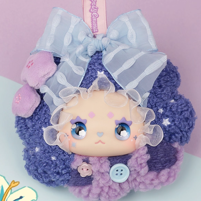 LOVELY EMMA Sui Sui Hua Ling blind box vinyl plush doll pendant cute girl gift trendy play ornaments